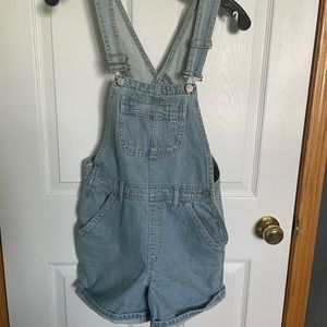 Top shop jean shirt overall